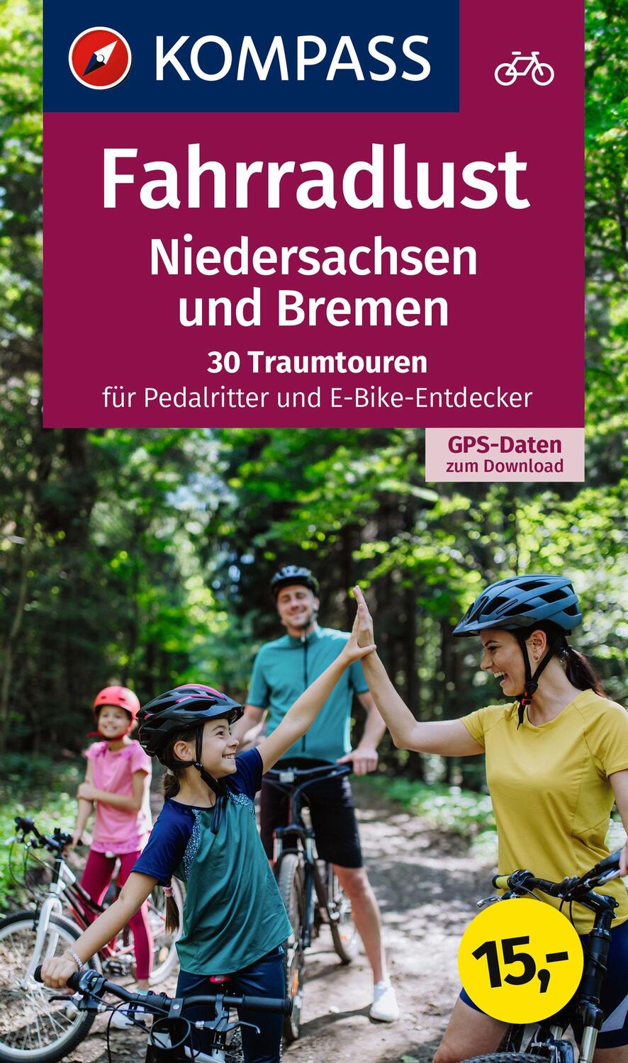 Cover: 9783991541295 | Fahrradlust Niedersachsen | Taschenbuch | KOMPASS Fahrrad-Sammelband