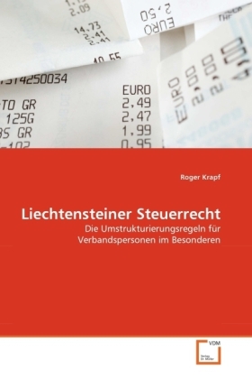 Cover: 9783639300529 | Liechtensteiner Steuerrecht | Roger Krapf | Taschenbuch | Deutsch