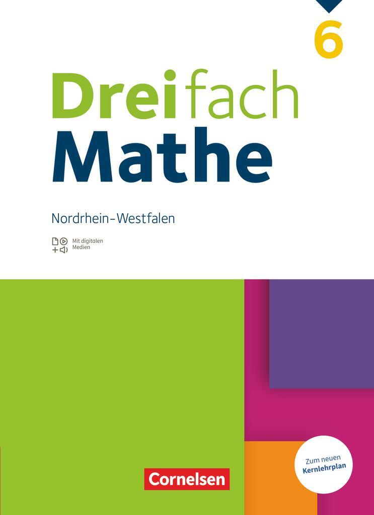 Cover: 9783060437290 | Dreifach Mathe 6. Schuljahr - Nordrhein-Westfalen - Schülerbuch | Buch