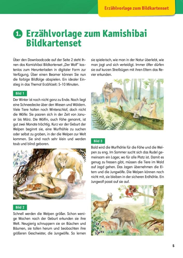 Bild: 9783769824452 | Arbeitsmaterial Grundschule. Sachunterricht. Der Wolf. | Stöckl-Bauer