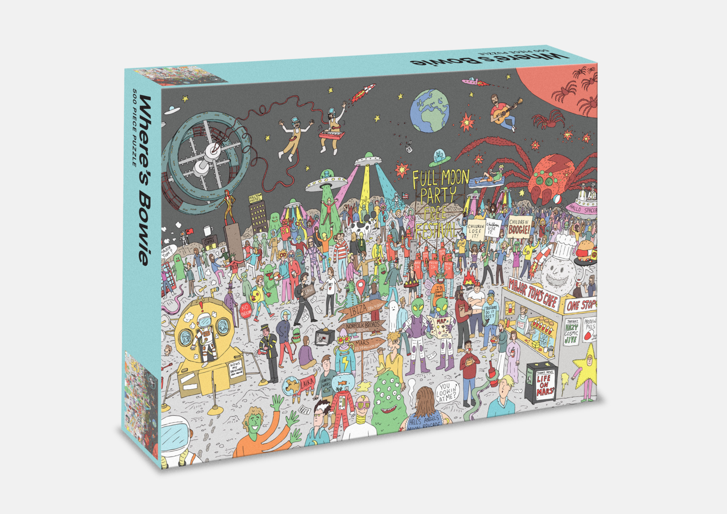 Cover: 9781925811551 | Where's Bowie? 500 piece jigsaw puzzle | Kevin Gahan | Spiel | 2022