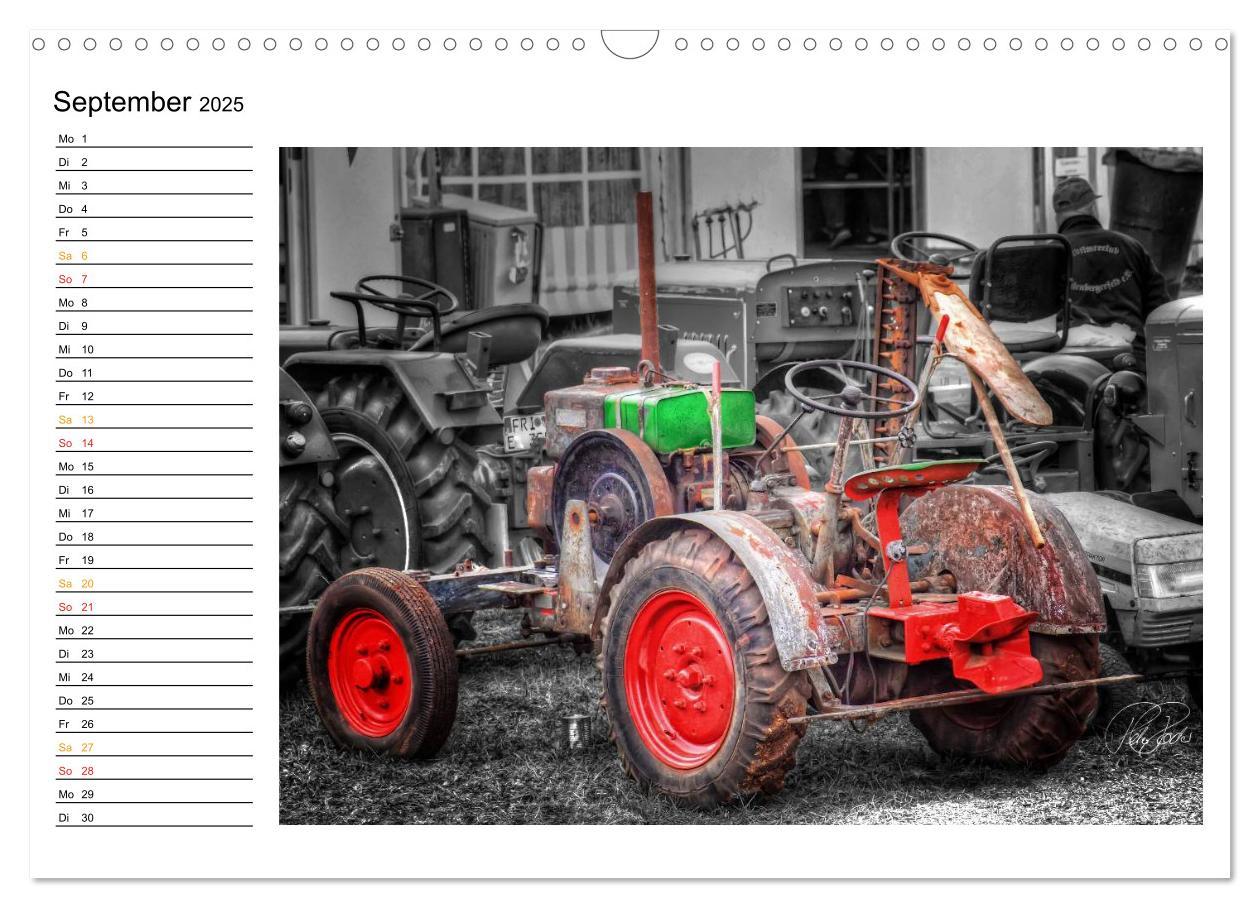 Bild: 9783435736256 | Trecker - Oldtimer / Geburtstagskalender (Wandkalender 2025 DIN A3...