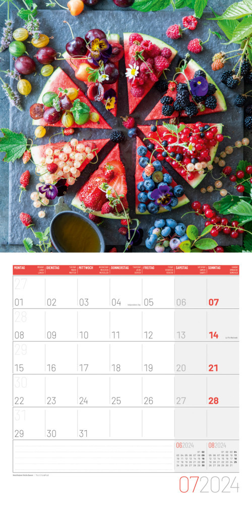Bild: 9783838444291 | Food Kalender 2024 - 30x30 | Ackermann Kunstverlag | Kalender | 28 S.