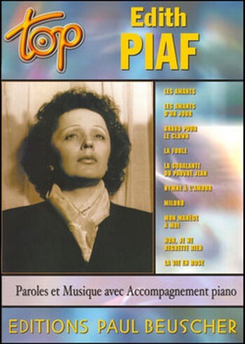 Cover: 3137990011291 | Top - Edith Piaf | Edith Piaf | Songbuch (Gesang, Klavier und Gitarre)