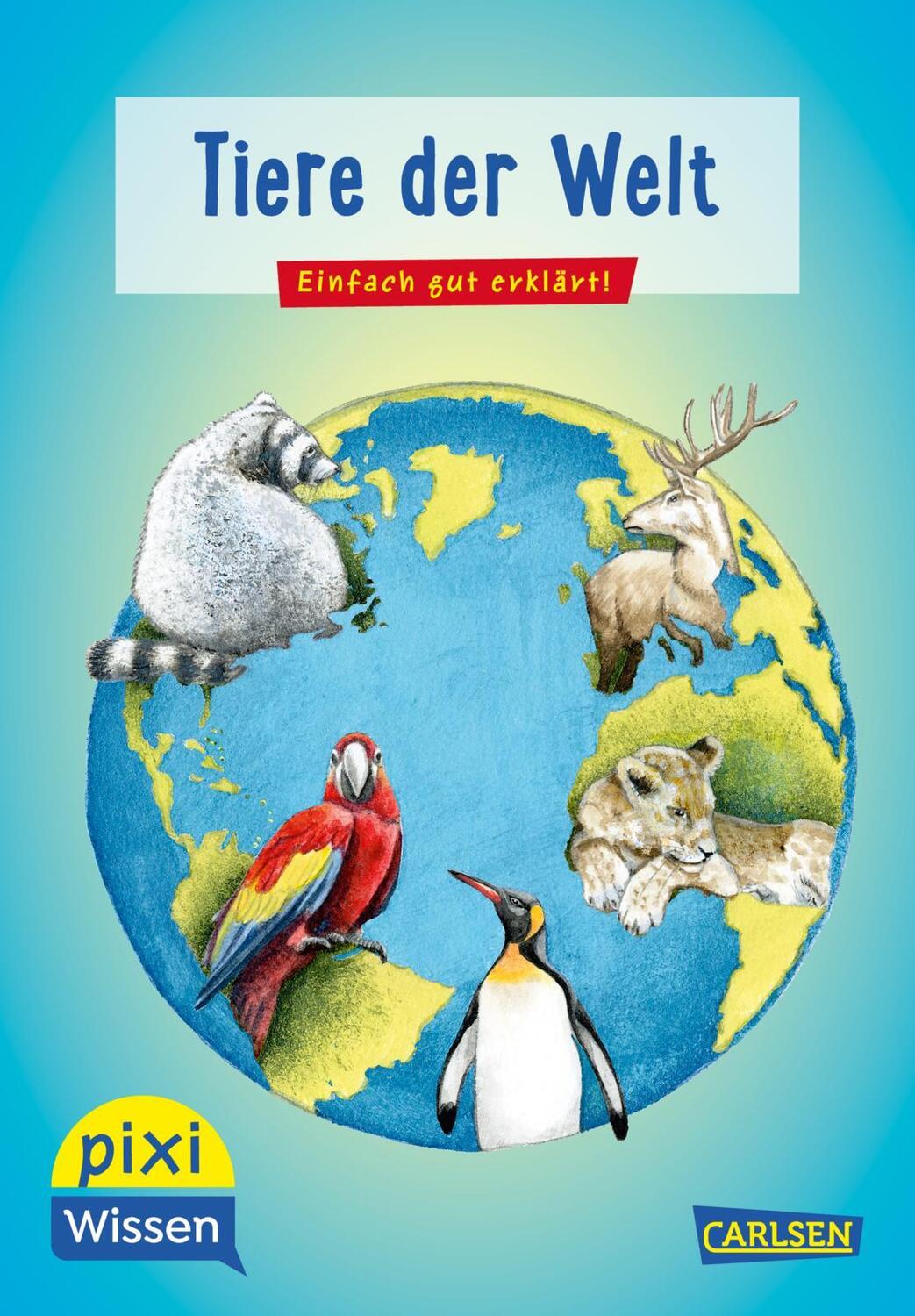 Cover: 9783551231857 | Pixi Wissen 42: VE 5 Tiere der Welt | Jürgen Beckhoff | Pixi Wissen