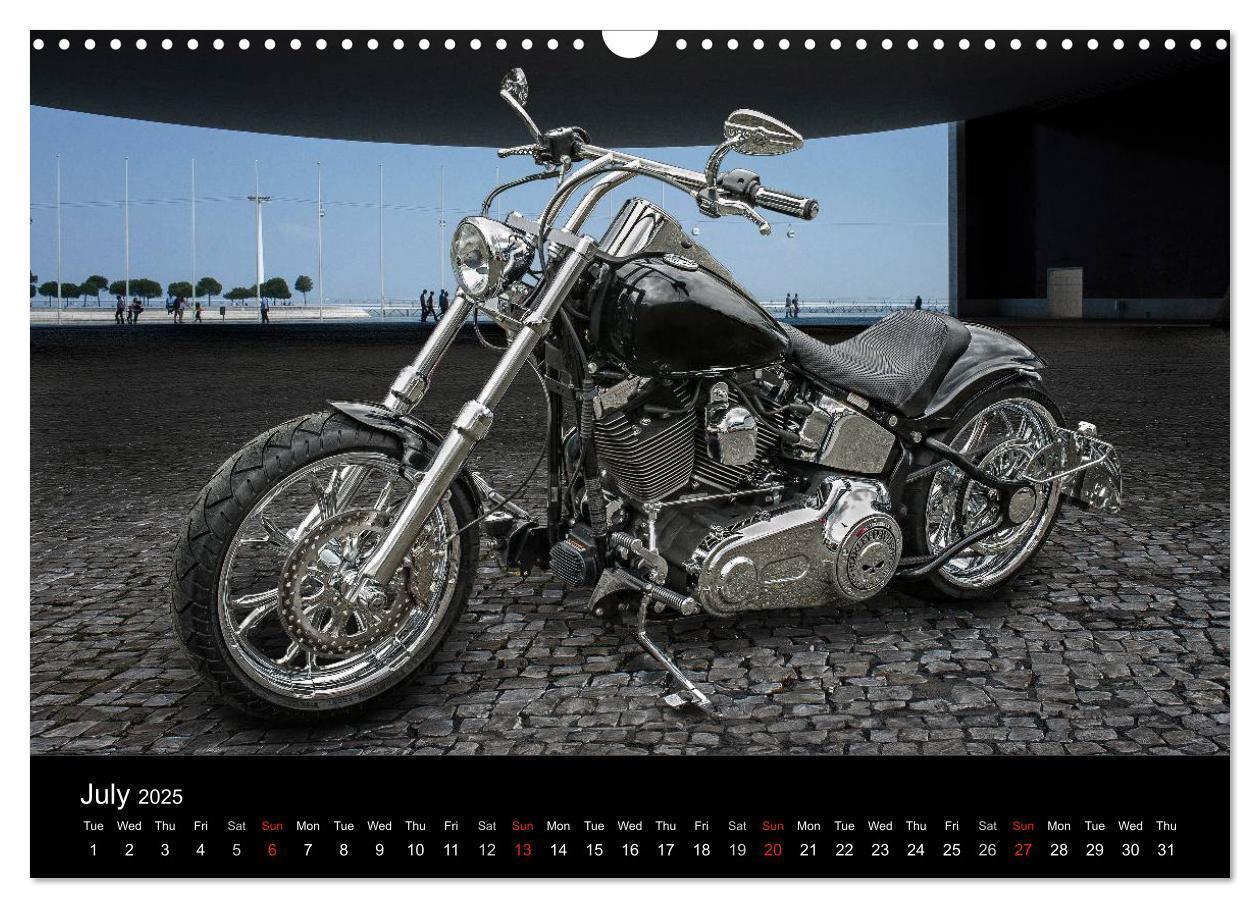 Bild: 9781325961580 | Motorbike Dreams (Wall Calendar 2025 DIN A3 landscape), CALVENDO 12...