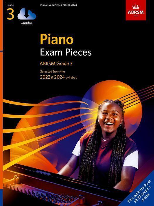Cover: 9781786014658 | Piano Exam Pieces 2023 &amp; 2024, ABRSM Grade 3, with audio | Abrsm