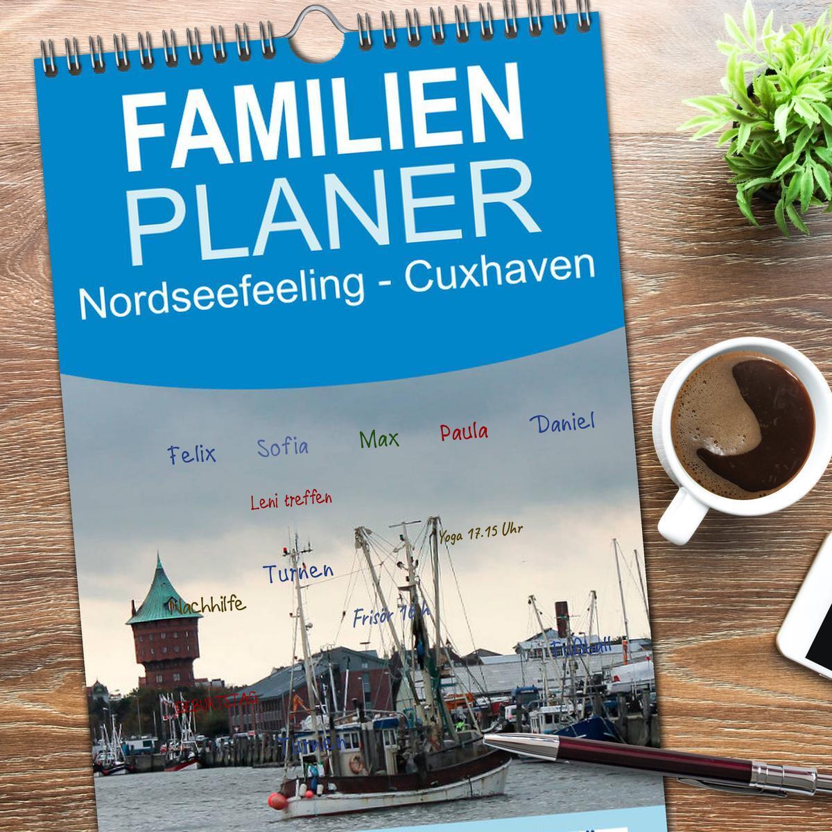 Bild: 9783457121658 | Familienplaner 2025 - Nordseefeeling - Cuxhaven mit 5 Spalten...