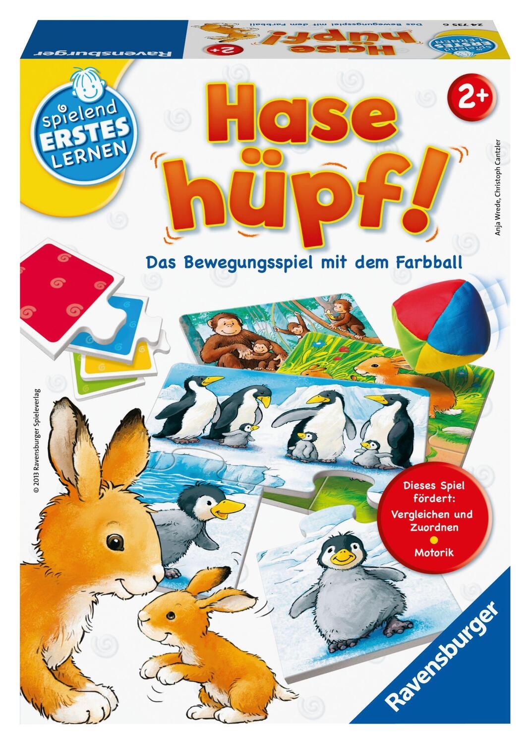 Cover: 4005556247356 | Hase hüpf! | Das Bewegungsspiel mit dem Farbball | Spiel | 24735