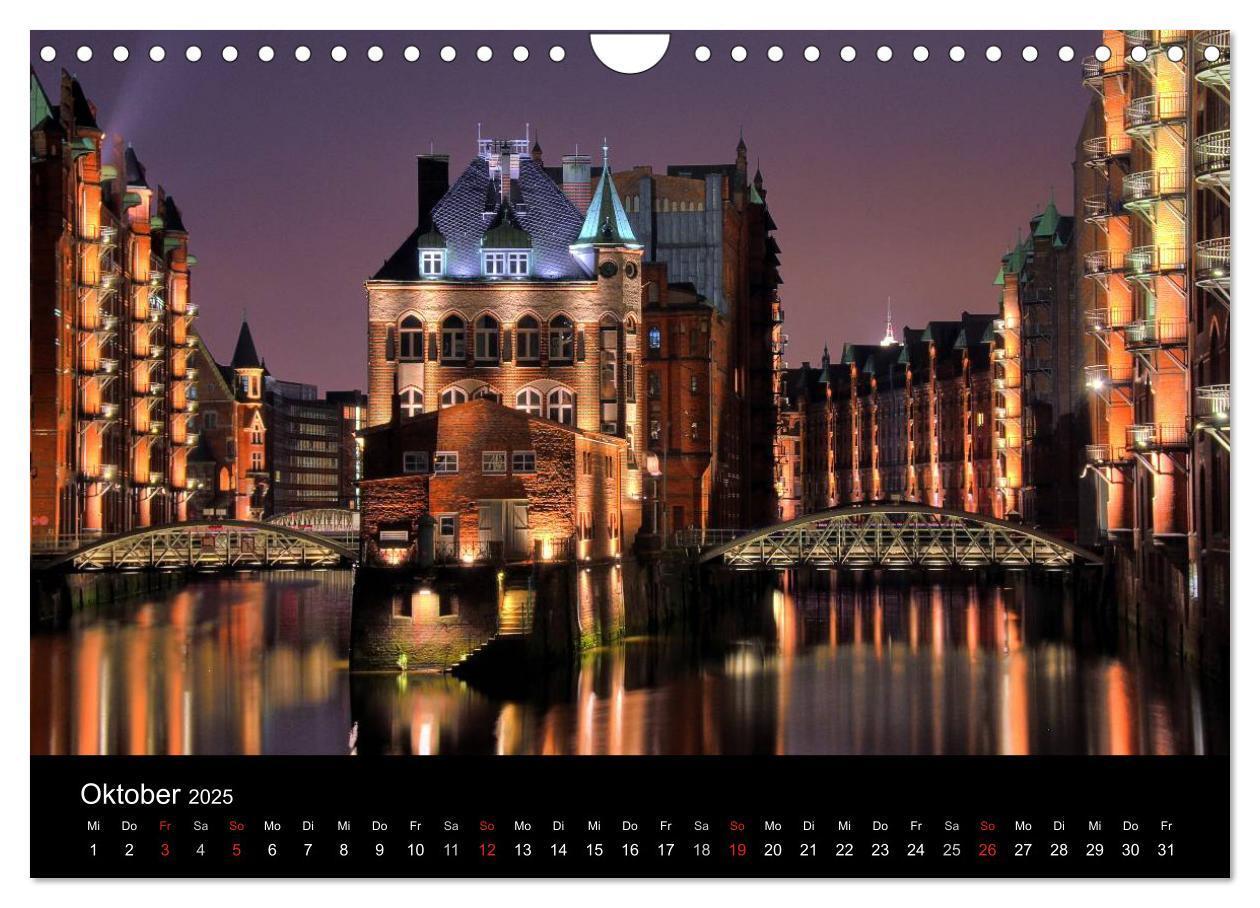 Bild: 9783435759934 | Hamburg (Wandkalender 2025 DIN A4 quer), CALVENDO Monatskalender