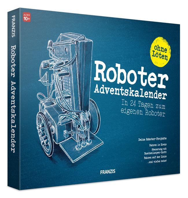 Cover: 4019631671615 | Roboter Adventskalender - ohne Löten | Franzis Verlag | Kalender