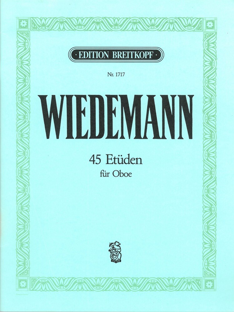 Cover: 9790004160664 | 45 Etudes | Ludwig Wiedemann | Buch | Breitkopf &amp; Härtel