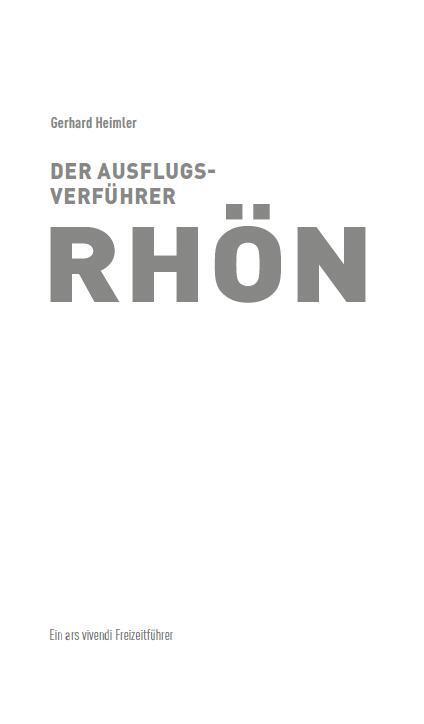 Bild: 9783747204696 | Ausflugsverführer Rhön | Freizeitführer | Gerhard Heimler | Buch