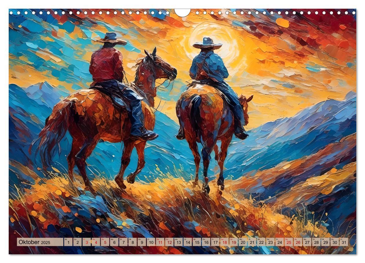 Bild: 9783457158463 | Wild West Moments (Wandkalender 2025 DIN A3 quer), CALVENDO...