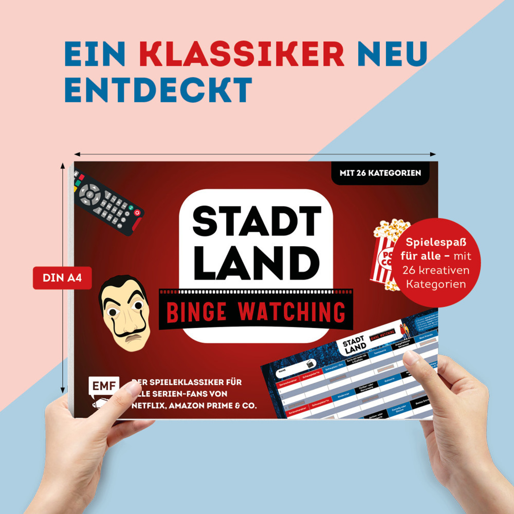 Bild: 4260478341586 | Stadt, Land, Binge Watching - Der Spieleklassiker für alle...