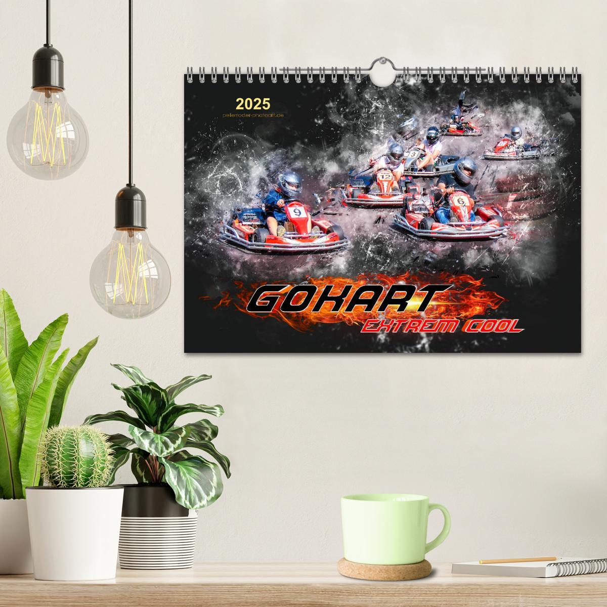 Bild: 9783435387717 | GoKart - extrem cool (Wandkalender 2025 DIN A4 quer), CALVENDO...