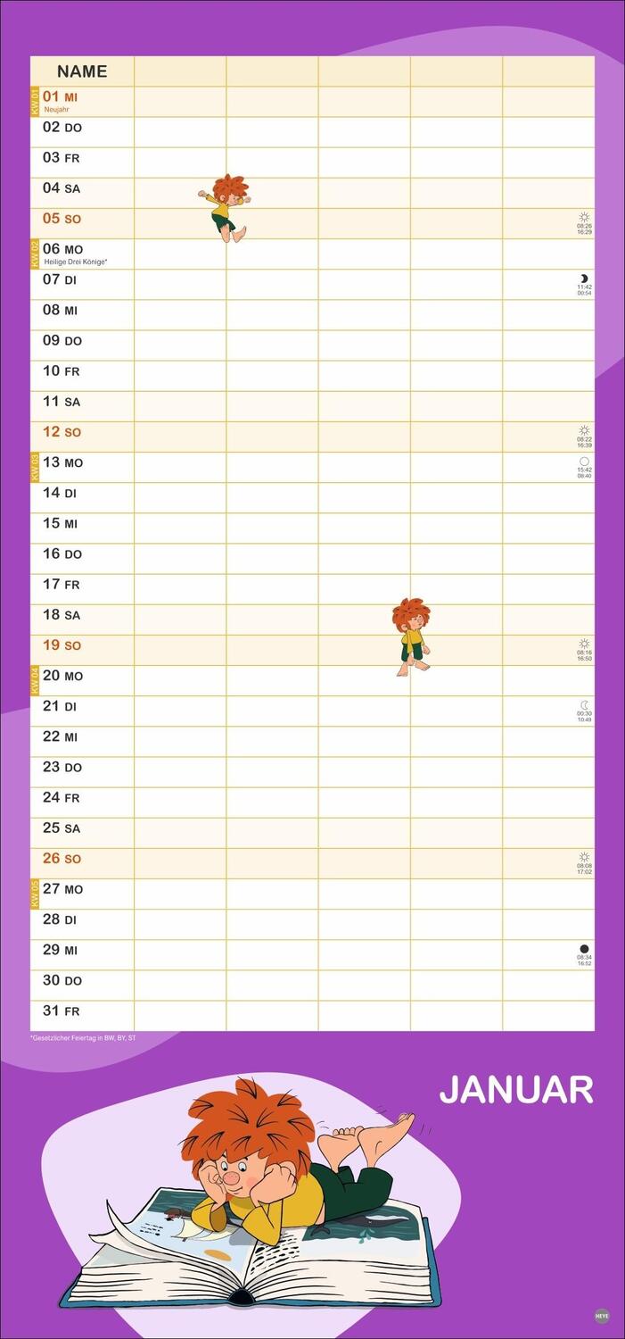 Bild: 9783756413478 | Pumuckl Familienplaner 2025 | Kalender | Spiralbindung | 15 S. | 2025