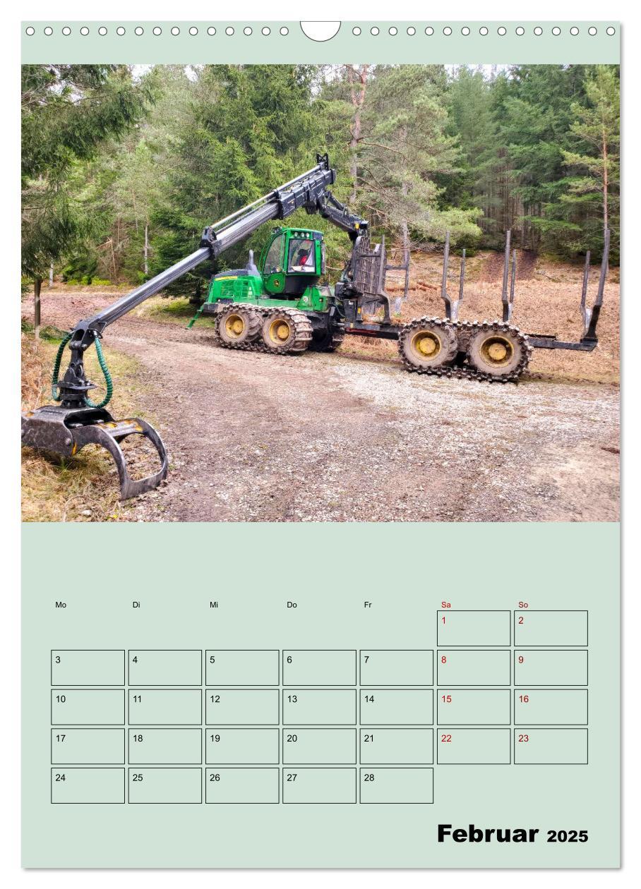 Bild: 9783383967276 | Forst-Maschinen der Forwarder im Einsatz (Wandkalender 2025 DIN A3...