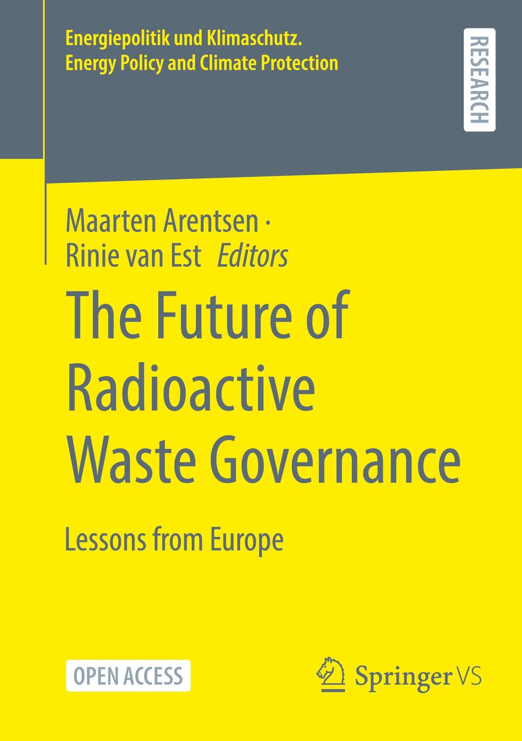 Cover: 9783658404956 | The Future of Radioactive Waste Governance | Lessons from Europe