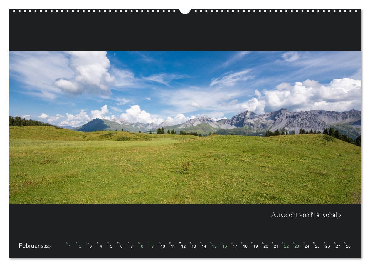 Bild: 9783435140244 | Arosa Panorama (Wandkalender 2025 DIN A2 quer), CALVENDO...