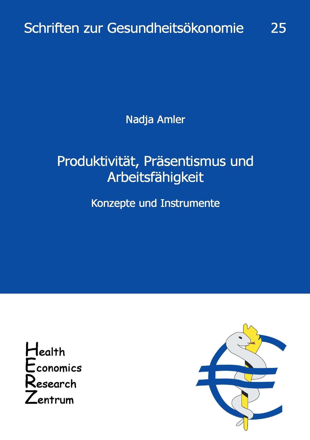 Cover: 9783936863246 | Produktivität, Präsentismus und Arbeitsfähigkeit - Konzepte und...