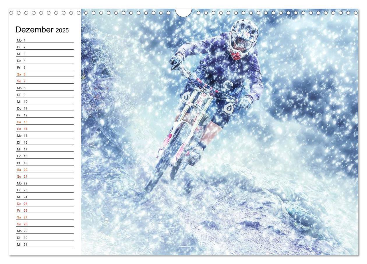 Bild: 9783435487806 | Mountainbike Trails (Wandkalender 2025 DIN A3 quer), CALVENDO...