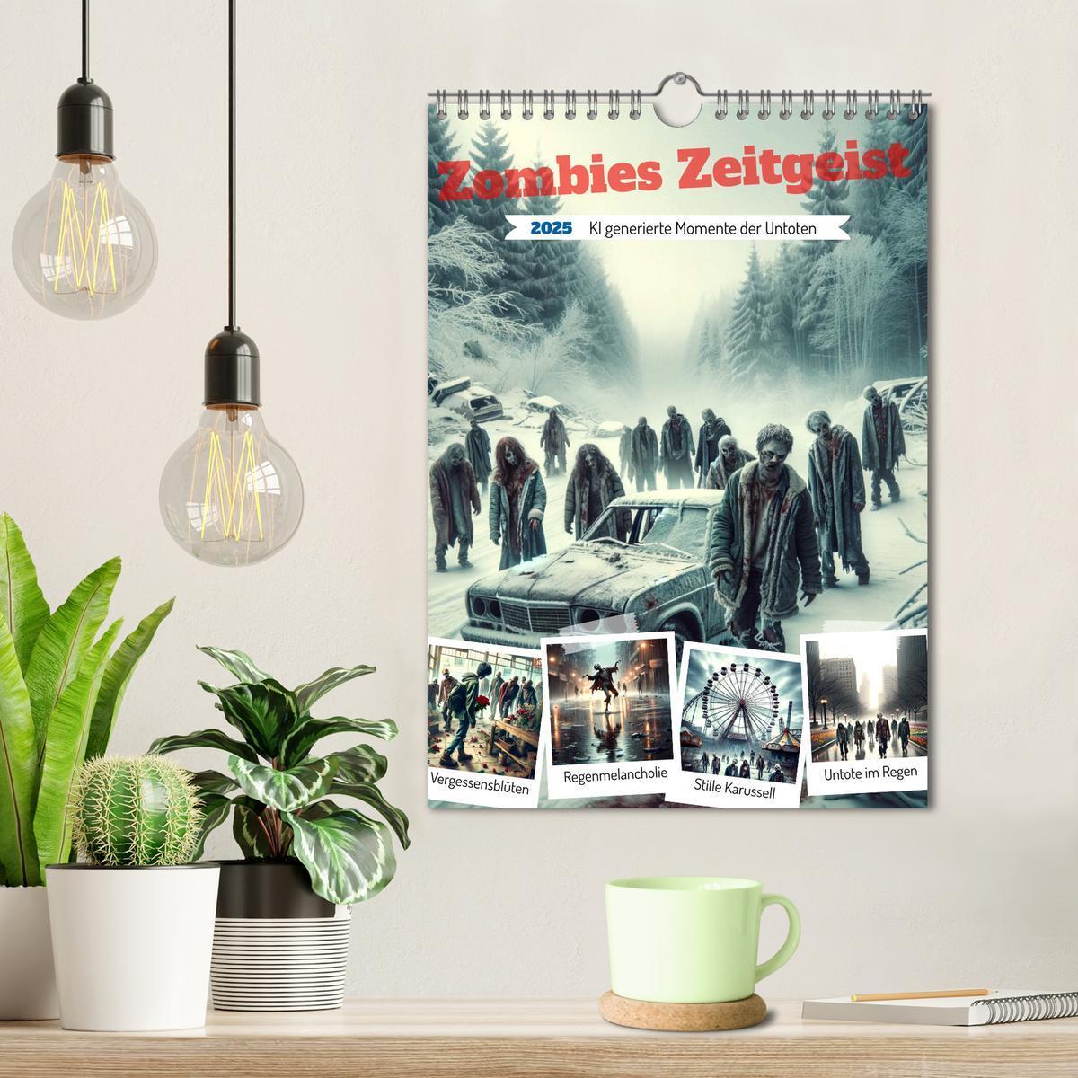 Bild: 9783383778544 | Zombies Zeitgeist - KI generierte Momente der Untoten (Wandkalender...