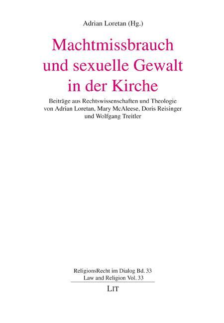 Cover: 9783643803856 | Machtmissbrauch und sexuelle Gewalt in der Kirche | Taschenbuch | 2023