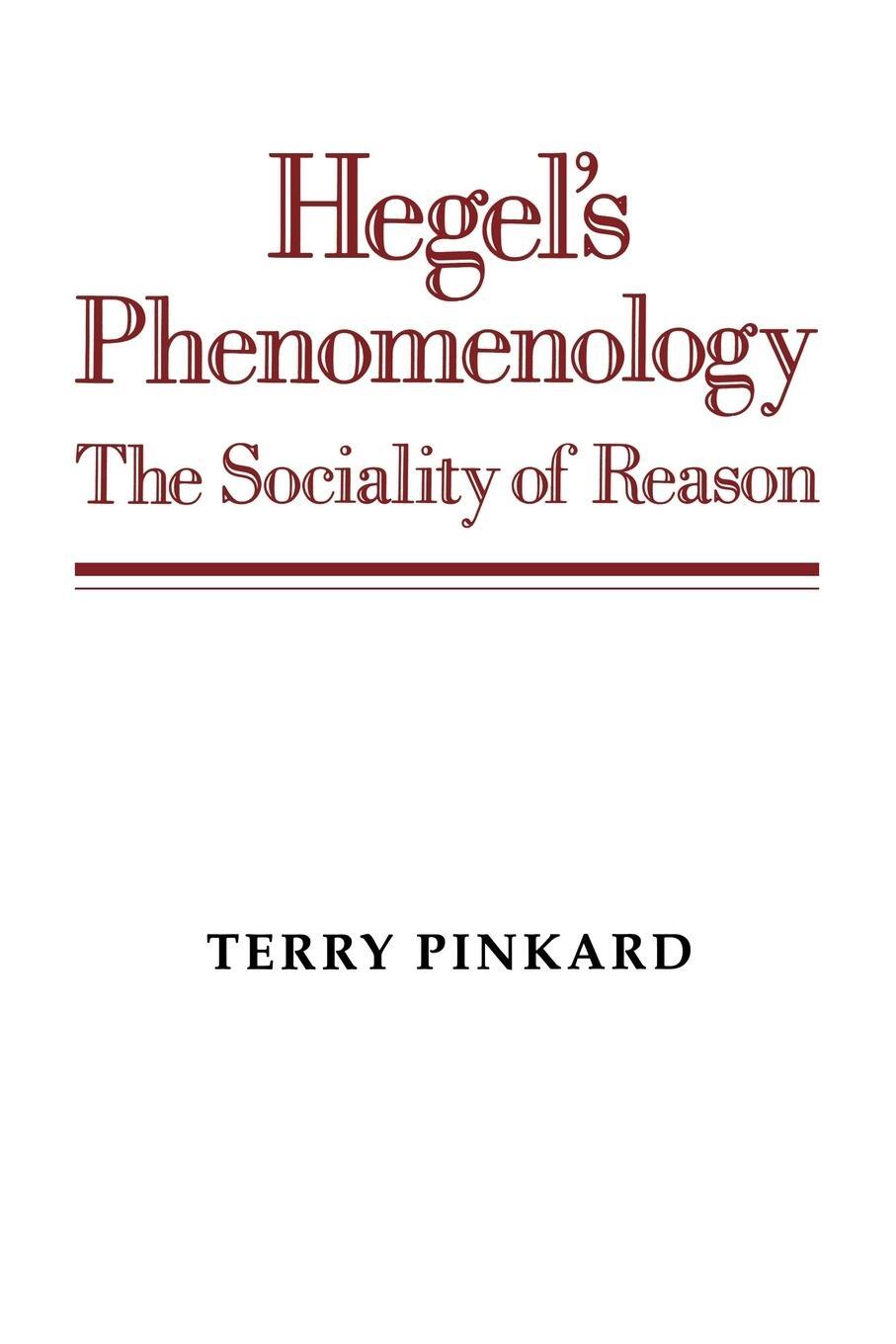 Cover: 9780521568340 | Hegel's Phenomenology | The Sociality of Reason | Terry Pinkard | Buch