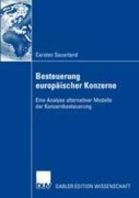 Cover: 9783835008816 | Besteuerung europäischer Konzerne | Carsten Sauerland | Taschenbuch