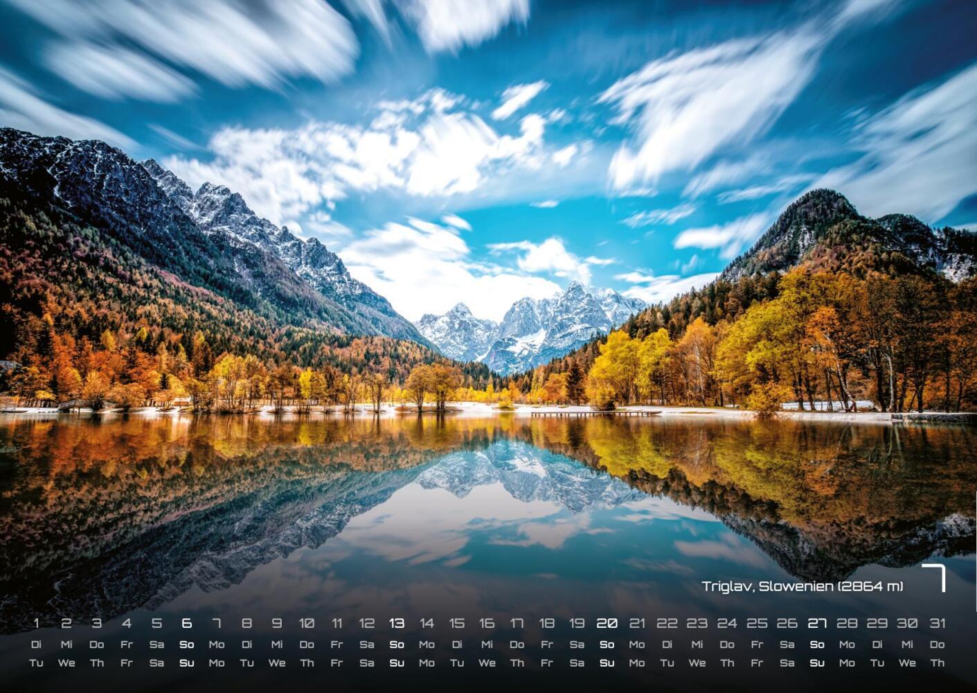 Bild: 9783986733759 | Die Alpen - dem Himmel so nah - 2025 - Kalender DIN A2 | GP-Fever.de