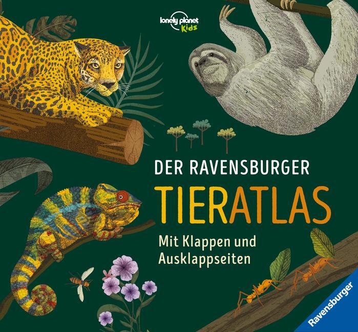 Cover: 9783473480623 | Der Ravensburger Tieratlas - eine tierisch spannende Reise rund um...