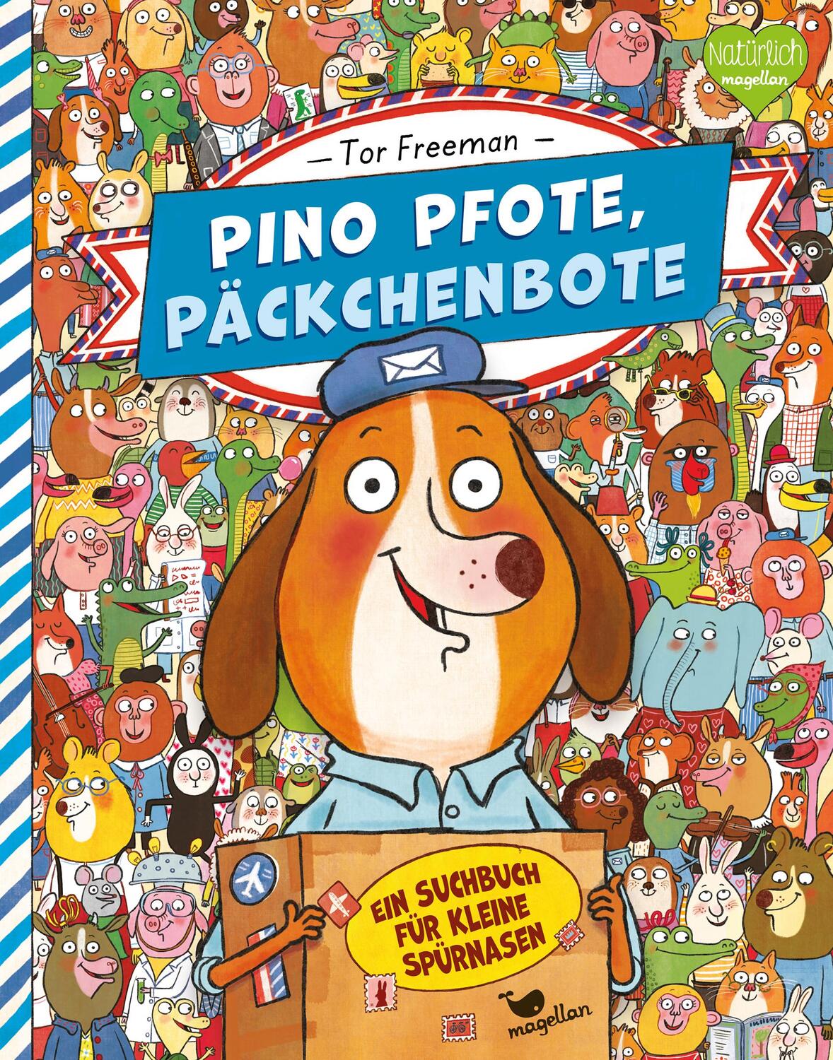 Cover: 9783734820076 | Pino Pfote, Päckchenbote 01. Ein Suchbuch für kleine Spürnasen | Buch