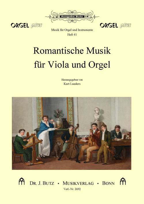 Cover: 9990051959789 | Romantische Musik Band 1 für Viola und Orgel | Dr. J. Butz Musikverlag