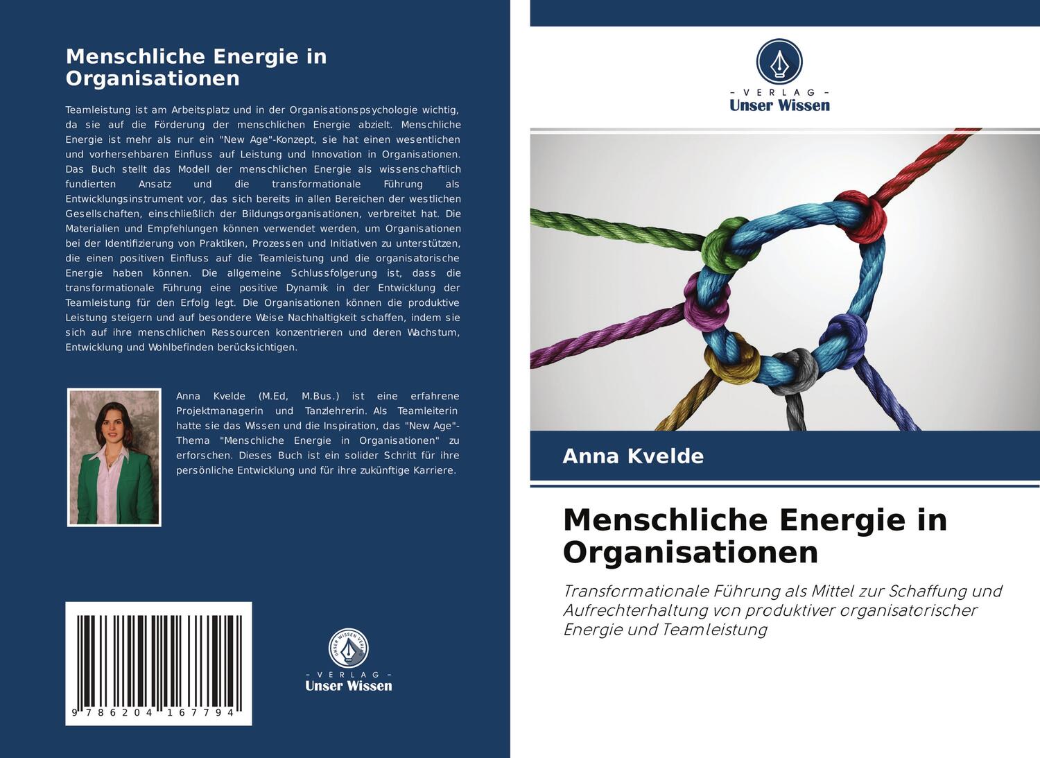 Cover: 9786204167794 | Menschliche Energie in Organisationen | Anna Kvelde | Taschenbuch