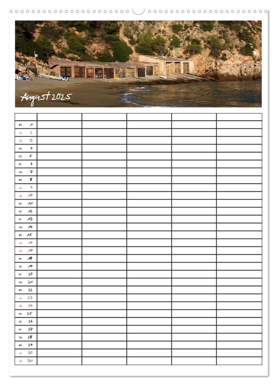 Bild: 9783457078952 | Ibiza / Familienplaner (Wandkalender 2025 DIN A2 hoch), CALVENDO...