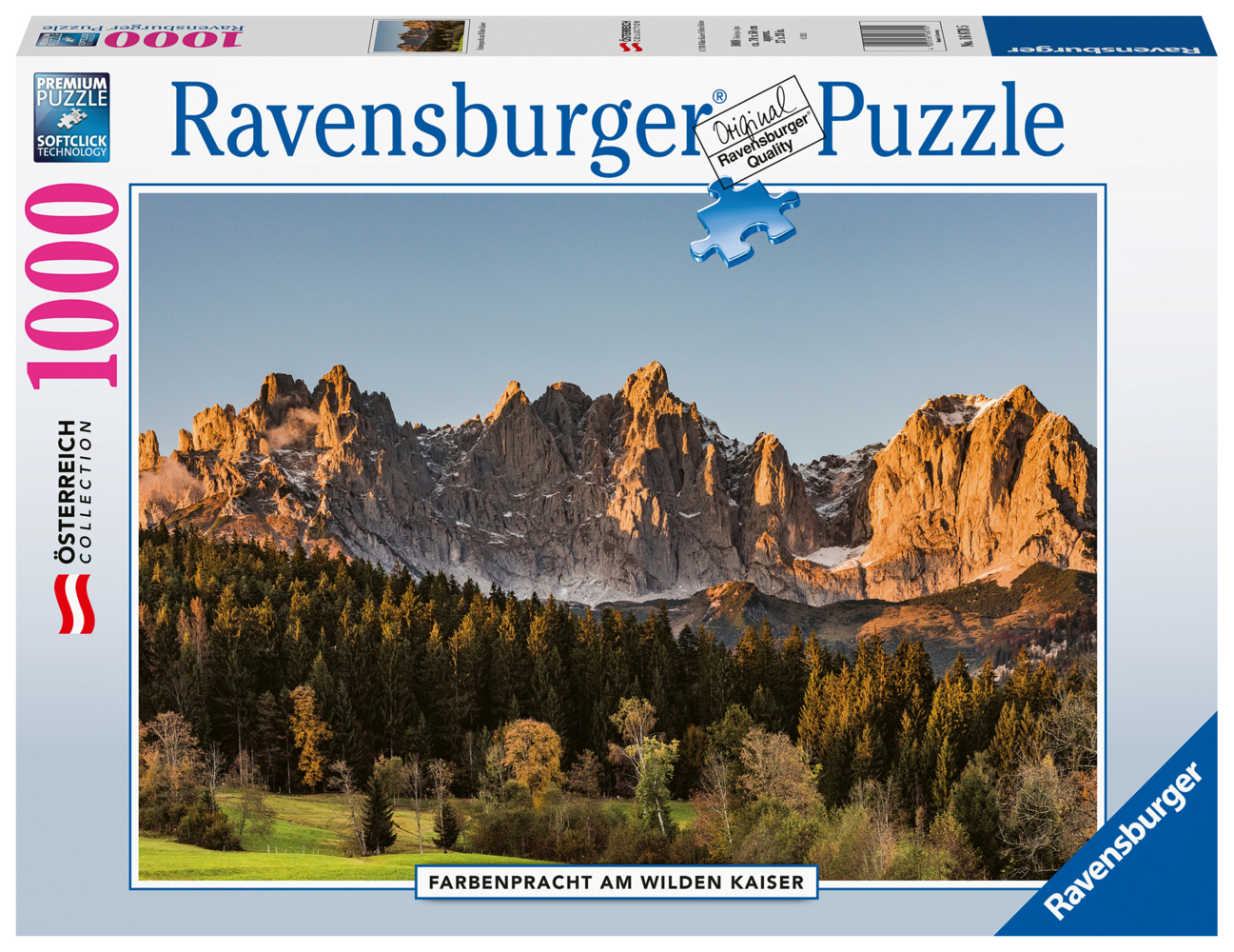 Cover: 4005556168705 | Farbenpracht am Wilden Kaiser (Puzzle) | Spiel | In Spielebox | 2022