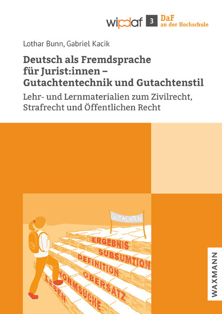 Cover: 9783830946311 | Deutsch als Fremdsprache für Juristen: Gutachtentechnik und...