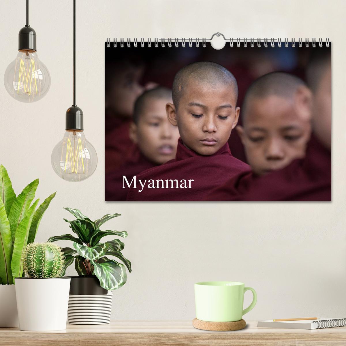 Bild: 9783435747221 | Myanmar 2025 (Wandkalender 2025 DIN A4 quer), CALVENDO Monatskalender