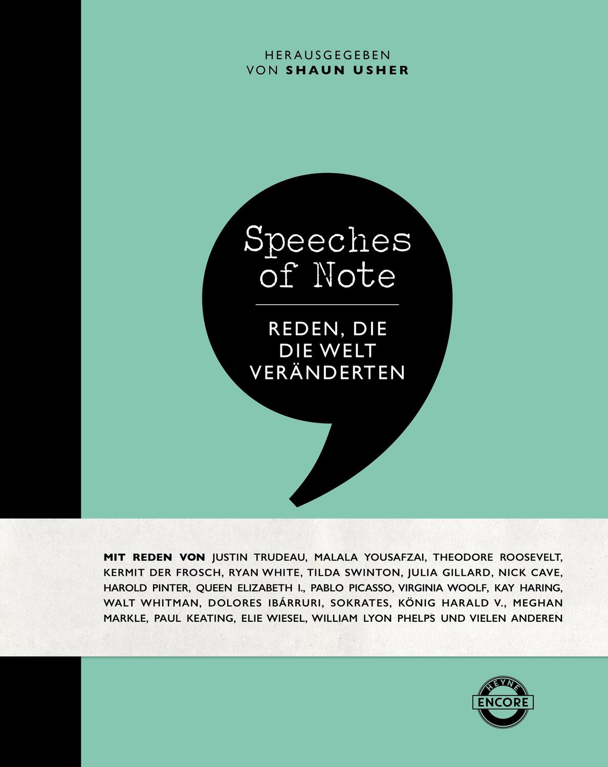 Cover: 9783453271395 | Speeches of Note | Reden, die die Welt veränderten | Shaun Usher