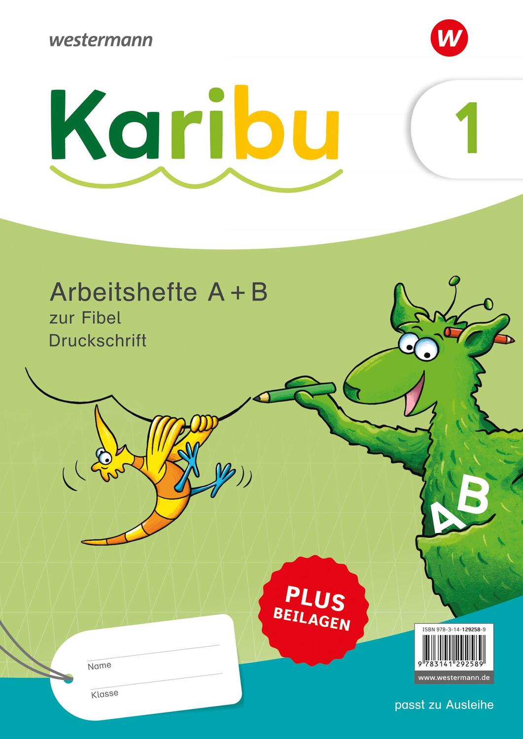 Cover: 9783141292589 | Karibu. Paket Arbeitshefte 1 (A+B) Druckschrift zur Fibel Ausleihe...