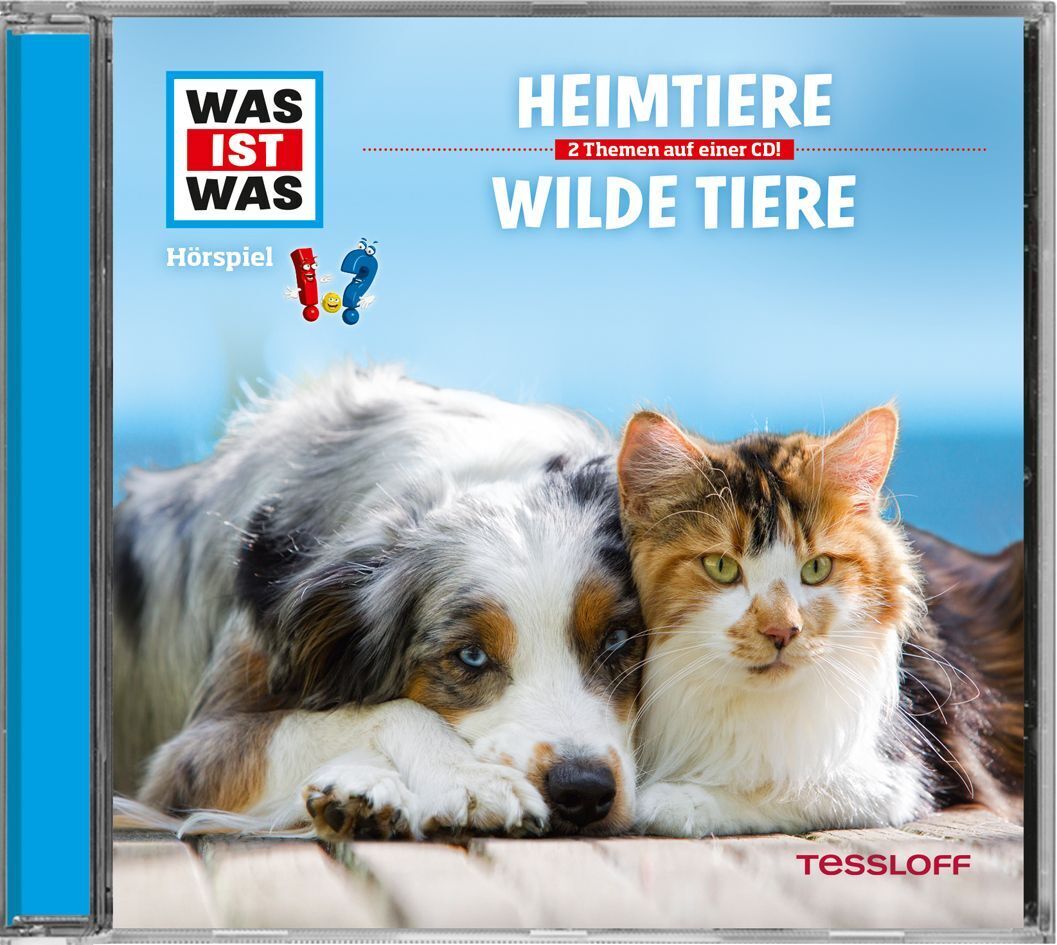 Cover: 9783788627416 | WAS IST WAS Hörspiel: Heimtiere / Wildtiere, Audio-CD | Manfred Baur