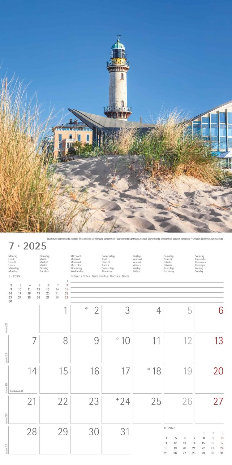 Bild: 4251732343088 | Deutschland 2025 - Broschürenkalender 30x30 cm (30x60 geöffnet) -...