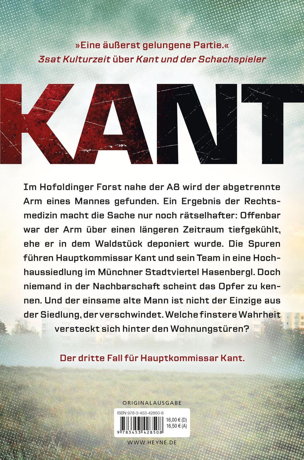 Bild: 9783453428508 | Kant und das Leben nach dem Tod | Kriminalroman | Marcel Häußler