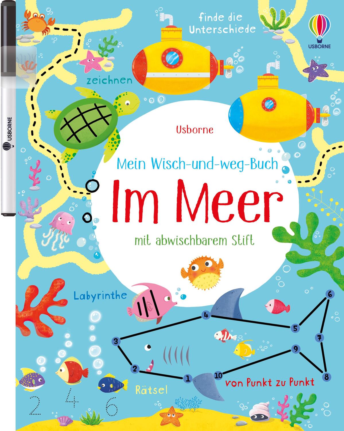 Cover: 9781789410822 | Mein Wisch-und-weg-Buch: Im Meer | mit abwischbarem Stift | Robson