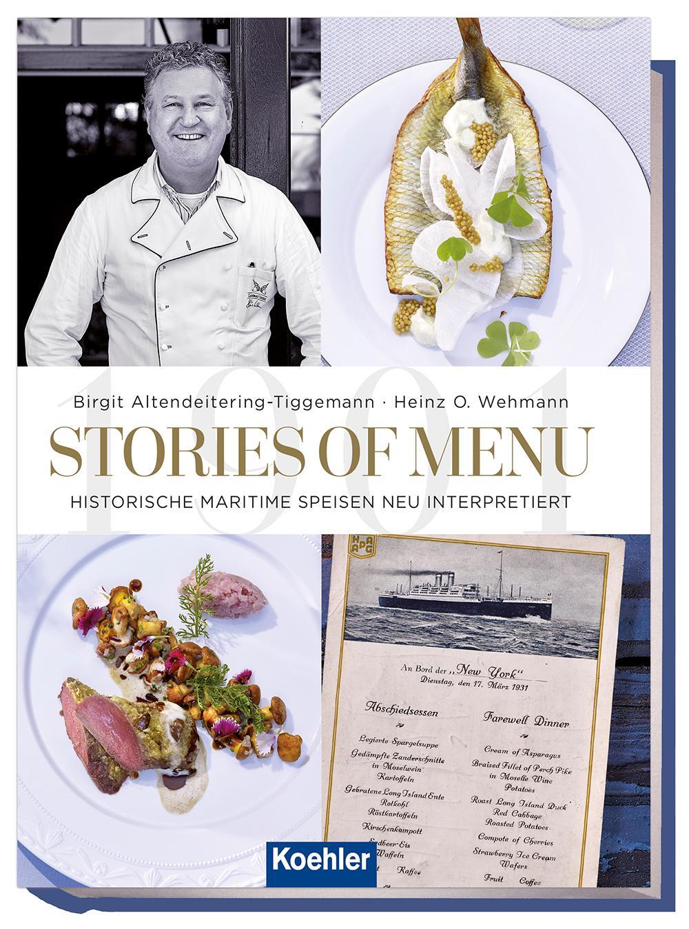 Cover: 9783782212663 | Stories of menu | Historische maritime Speisen neu interpretiert
