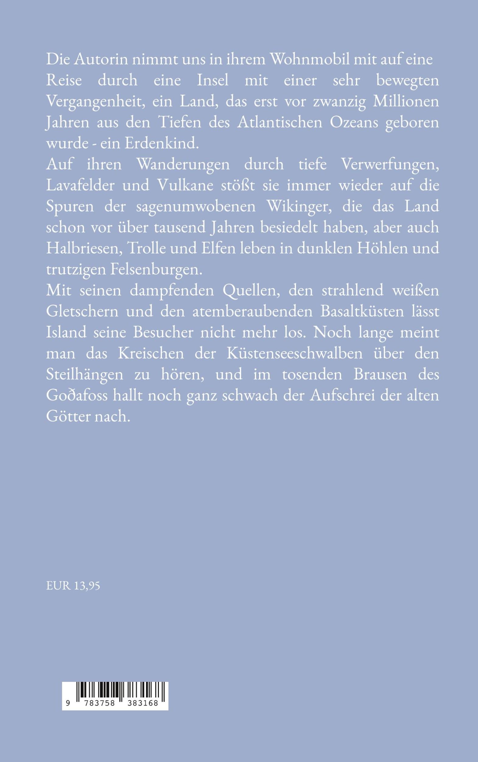 Rückseite: 9783758383168 | Island | Eine Reise zu Wikingern, Elfen und Trollen | Elena P. Knoll