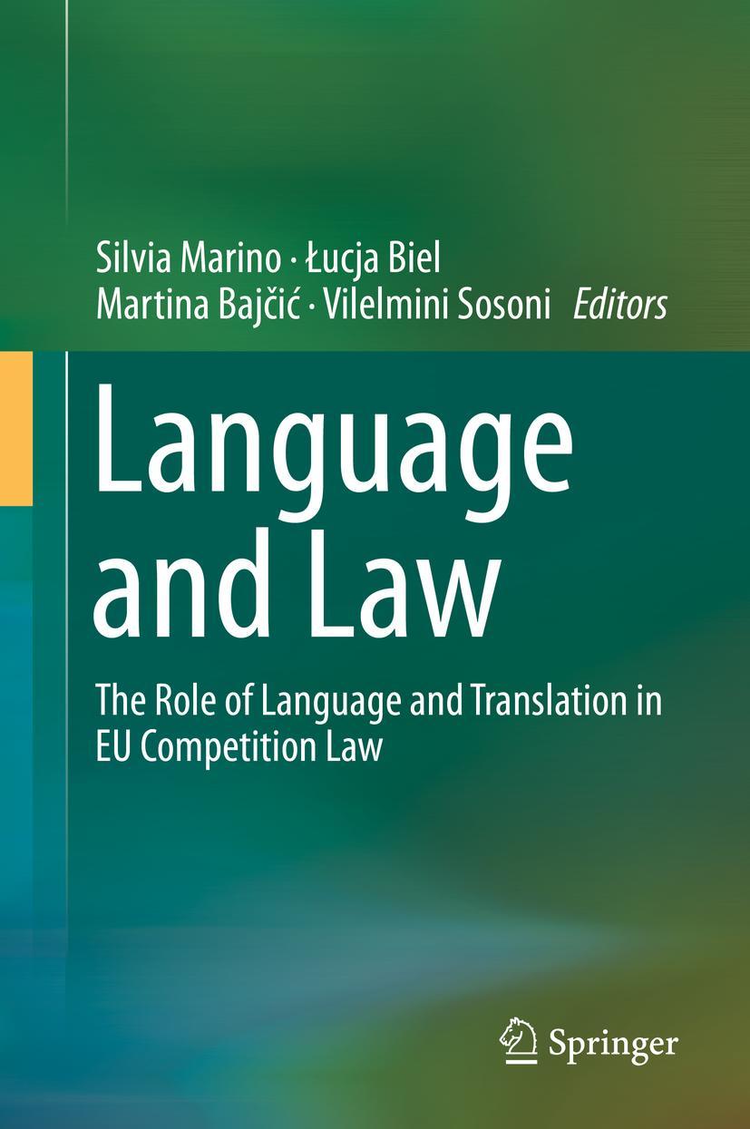 Cover: 9783319909042 | Language and Law | Silvia Marino (u. a.) | Buch | vi | Englisch | 2018