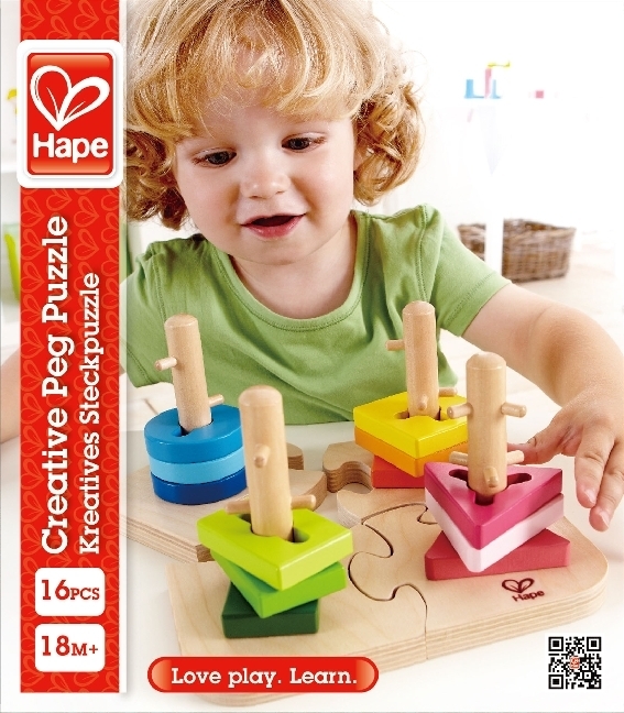 Cover: 6943478002586 | Hape Kreatives Steckpuzzle (Kinderpuzzle) | Stück | E0411 | 2018