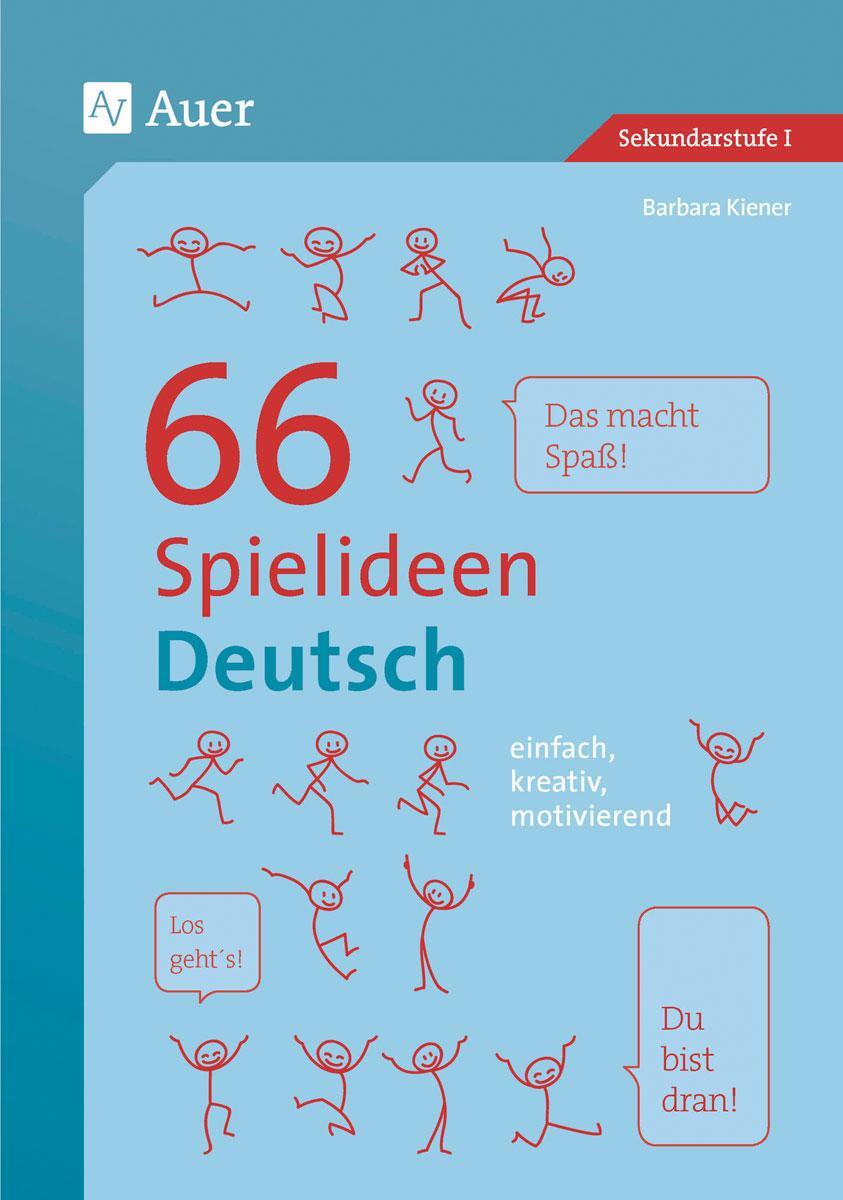 Cover: 9783403077831 | 66 Spielideen Deutsch | Barbara Kiener | Taschenbuch | Deutsch | 2016